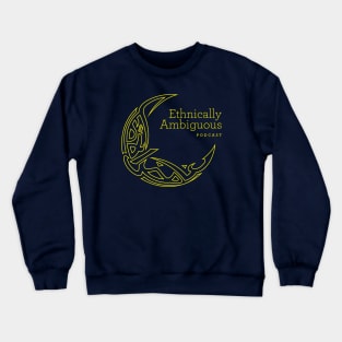 Ethnically Ambiguous Crescent - Arabic Crewneck Sweatshirt